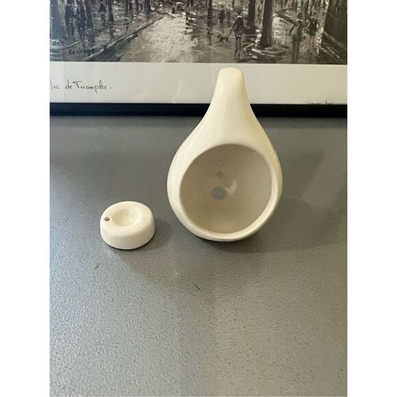 Ceramic Tear Drop Shaped Incense Holder - Picture 2 of 10